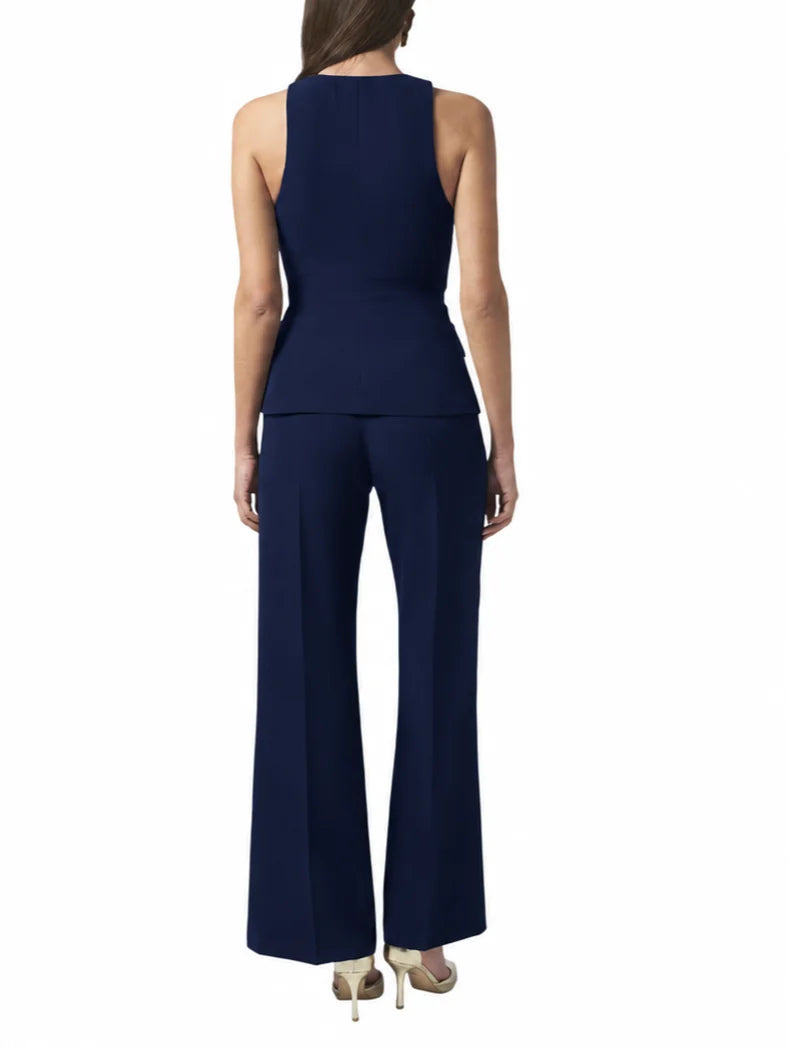 Silence pantaloni flare donna Betty blu
