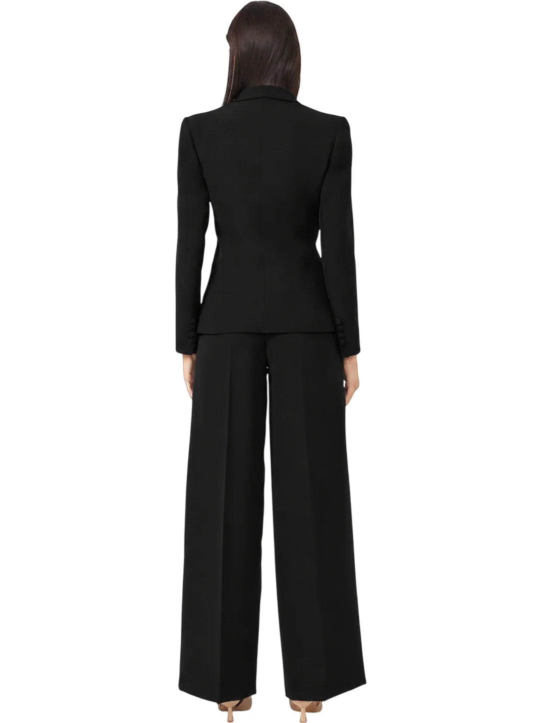 Silence pantaloni palazzo Daily donna nero