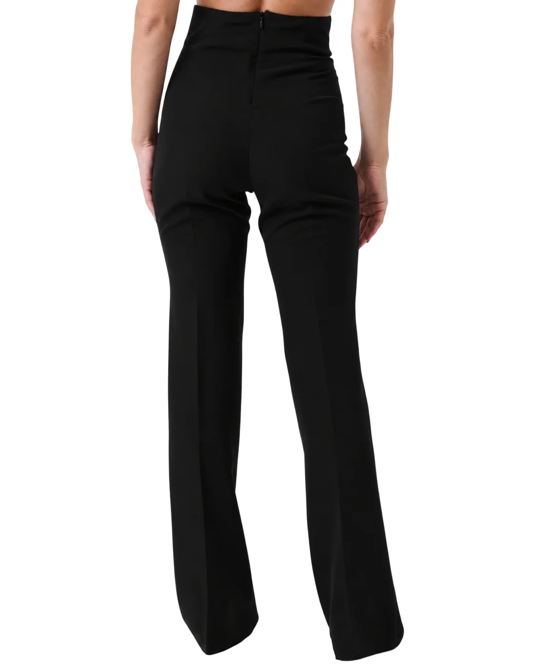 Silence pantaloni a zampa Amber donna nero