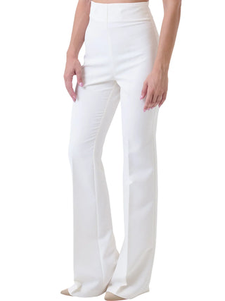 Silence pantaloni a zampa Amber donna bianco latte SLPA050AMBER MILK SILENCE 