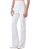 Silence pantaloni a zampa Amber donna bianco latte