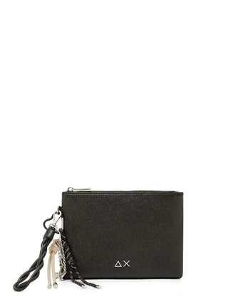 Sun68 pochette donna in scuba laminata con cinturino nero Y46230 11 SUN68 