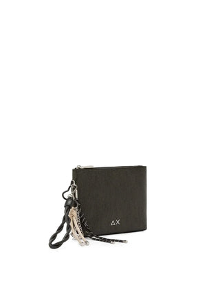 Sun68 pochette donna in scuba laminata con cinturino nero Y46230 11 SUN68 