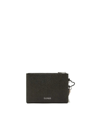 Sun68 pochette donna in scuba laminata con cinturino nero Y46230 11 SUN68