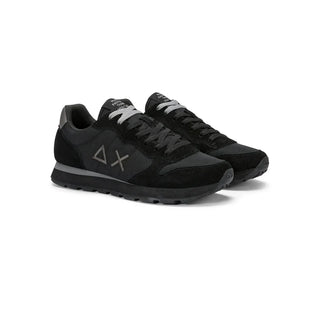 Sun68 sneakers uomo Tom Solid in tessuto e suede nero