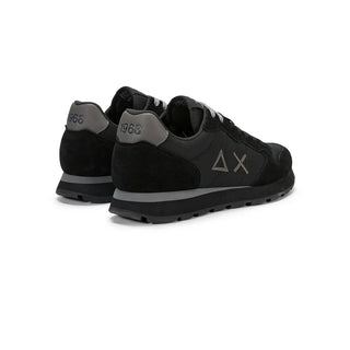 Sun68 sneakers uomo Tom Solid in tessuto e suede nero
