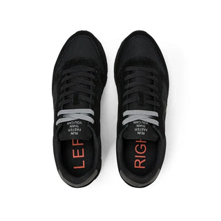 Sun68 sneakers uomo Tom Solid in tessuto e suede nero