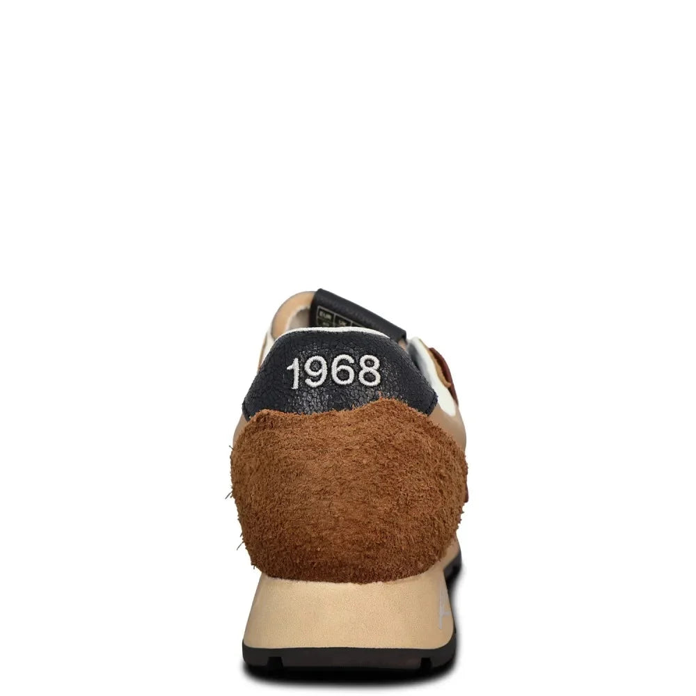 Sun68 sneakers uomo Tom Vintage in suede e tessuto marrone