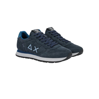 Sun68 sneakers uomo Tom Suede blu