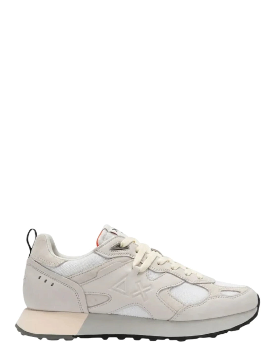 Sun68 sneakers uomo Jaki in pelle e mesh bianco