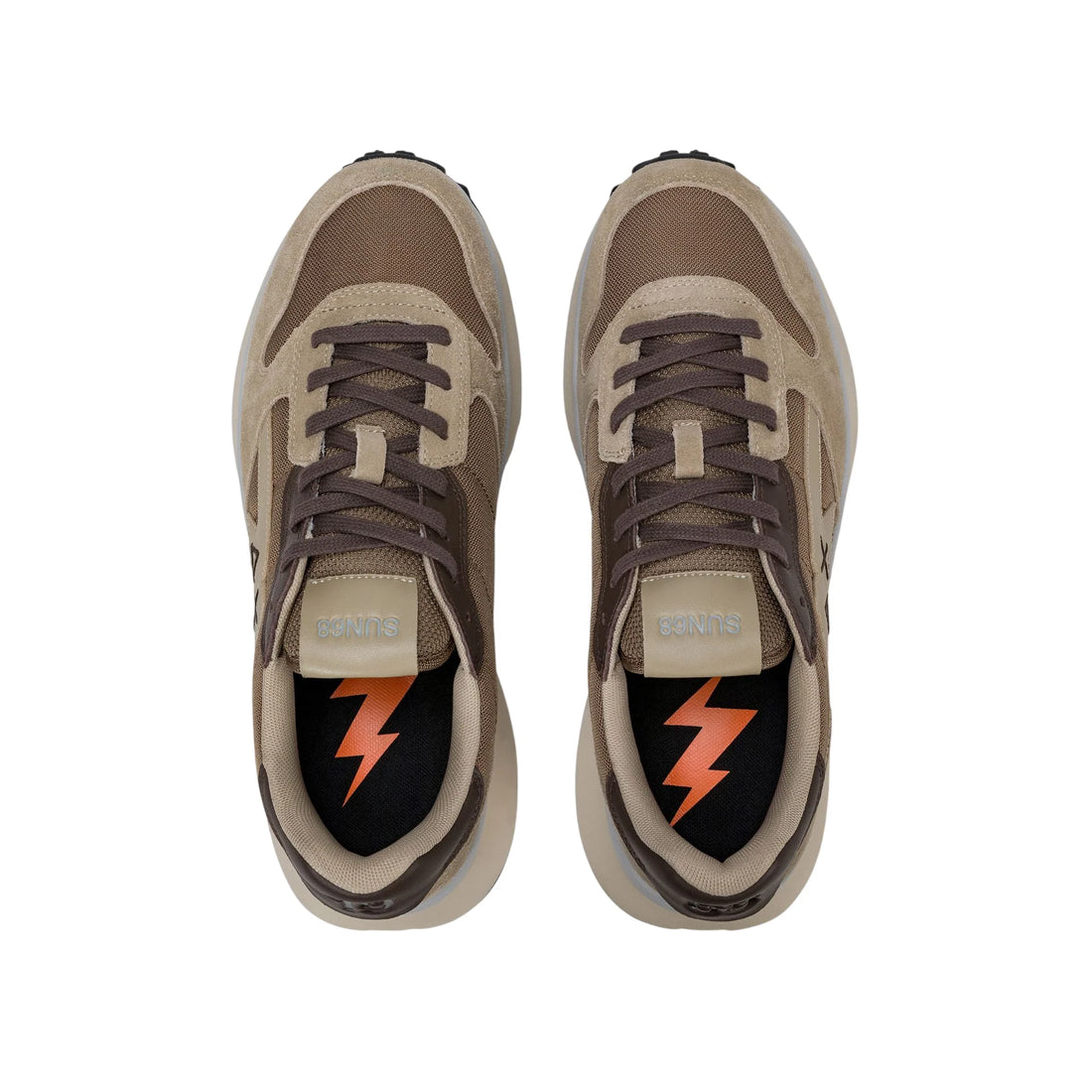 Sun68 sneakers uomo Niki 4.0 Winter beige marrone