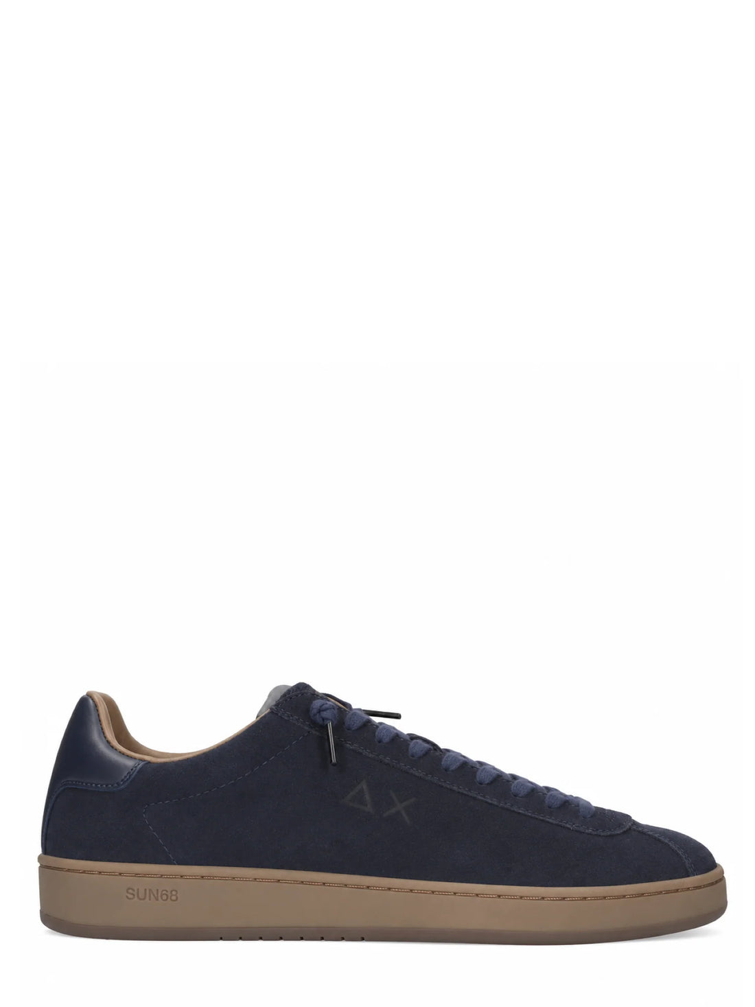 Sun68 sneakers uomo in suede Urban Peak blu