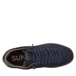 Sun68 sneakers uomo in suede Urban Peak blu Z46149 NAVY BLUE SUN68 