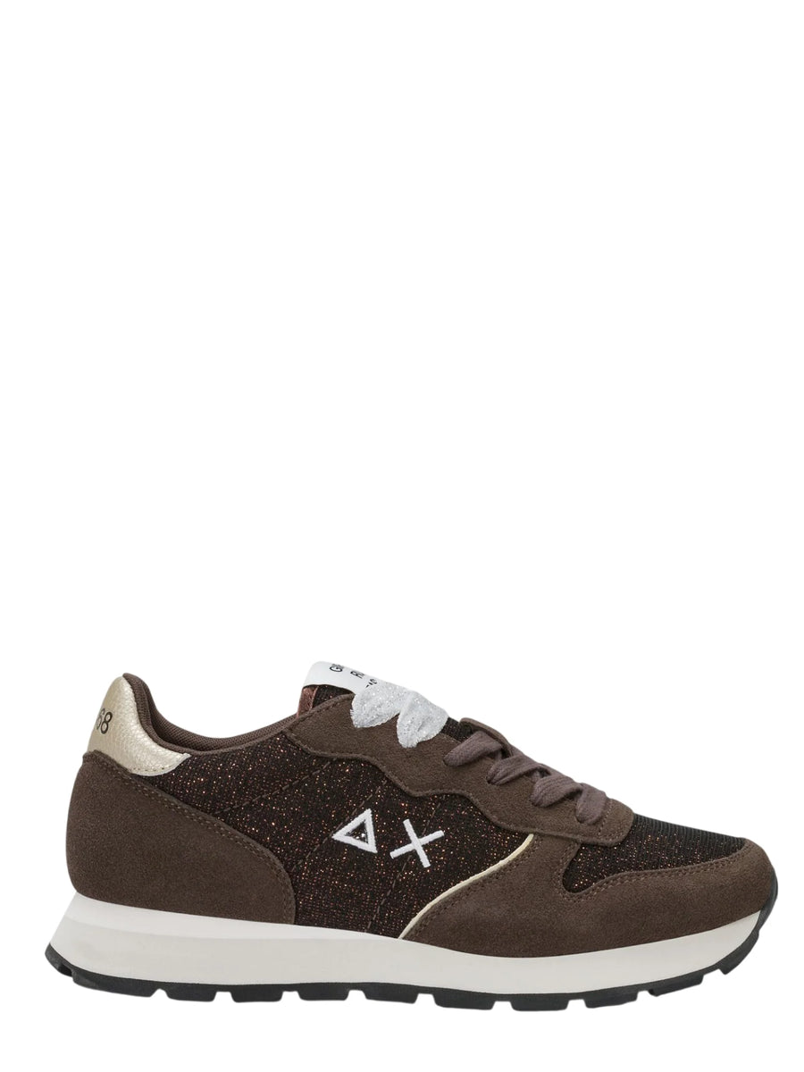 Sun68 sneakers donna Ally Glitter Textile marrone