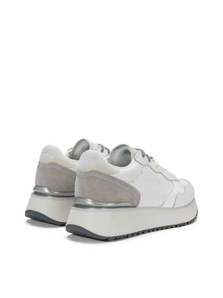 Sun68 sneakers donna Big Ally Leather in ecopelle e suede bianco