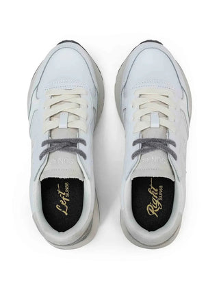 Sun68 sneakers donna Big Ally Leather in ecopelle e suede bianco