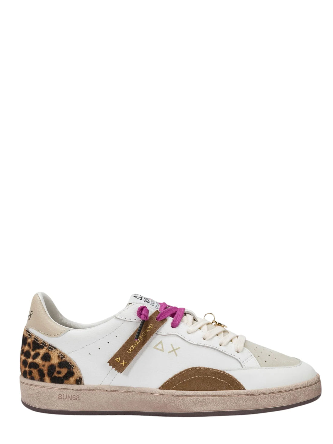Sun68 sneakers donna Urban Street colorblock bianco marrone