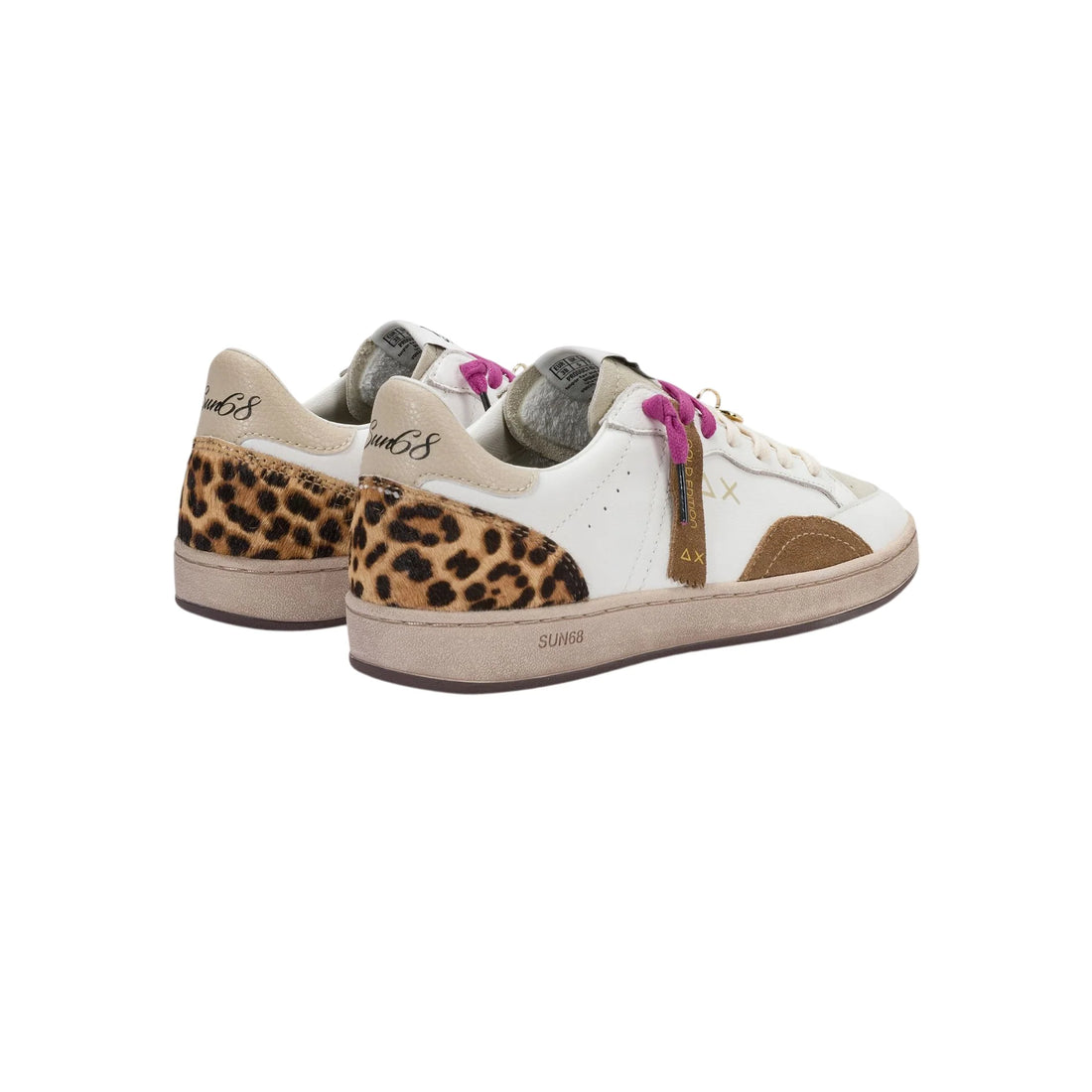 Sun68 sneakers donna Urban Street colorblock bianco marrone
