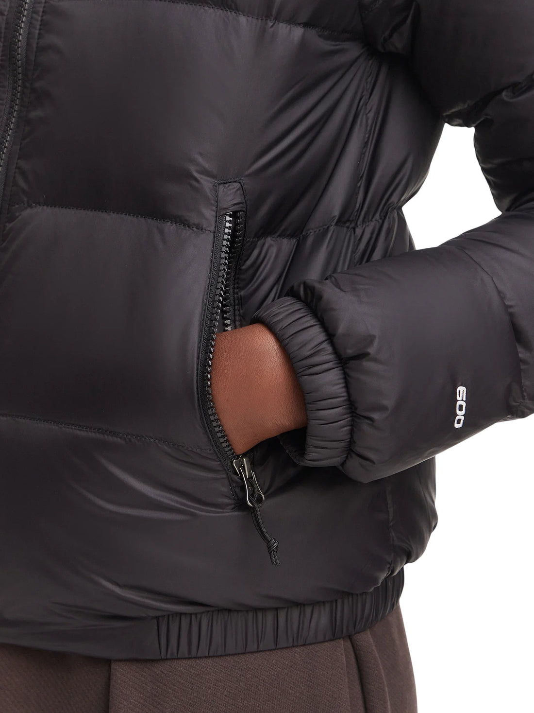 The North Face piumino donna con cappuccio Hydrenalite nero