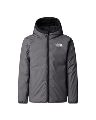 The North Face giubbino imbottito reversibile bambino unisex Perrito nero grigio NF0A88TW WOO1 THE NORTH FACE 