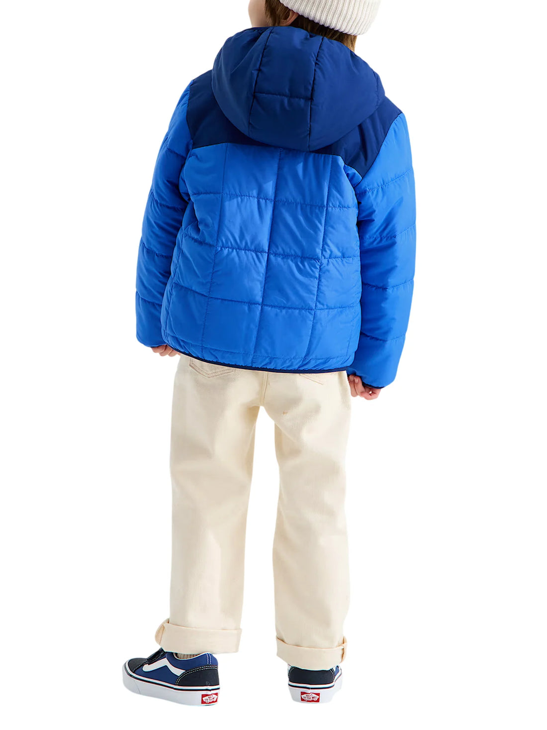 The North Face giubbino reversibile bambino Shasta blu azzurro