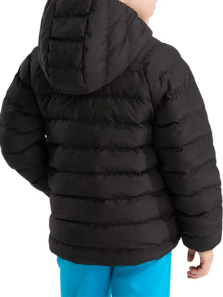 The North Face giubbino imbottito reversibile Perrito bambino con cappuccio nero grigio NF0A88VJ WOO1 THE NORTH FACE