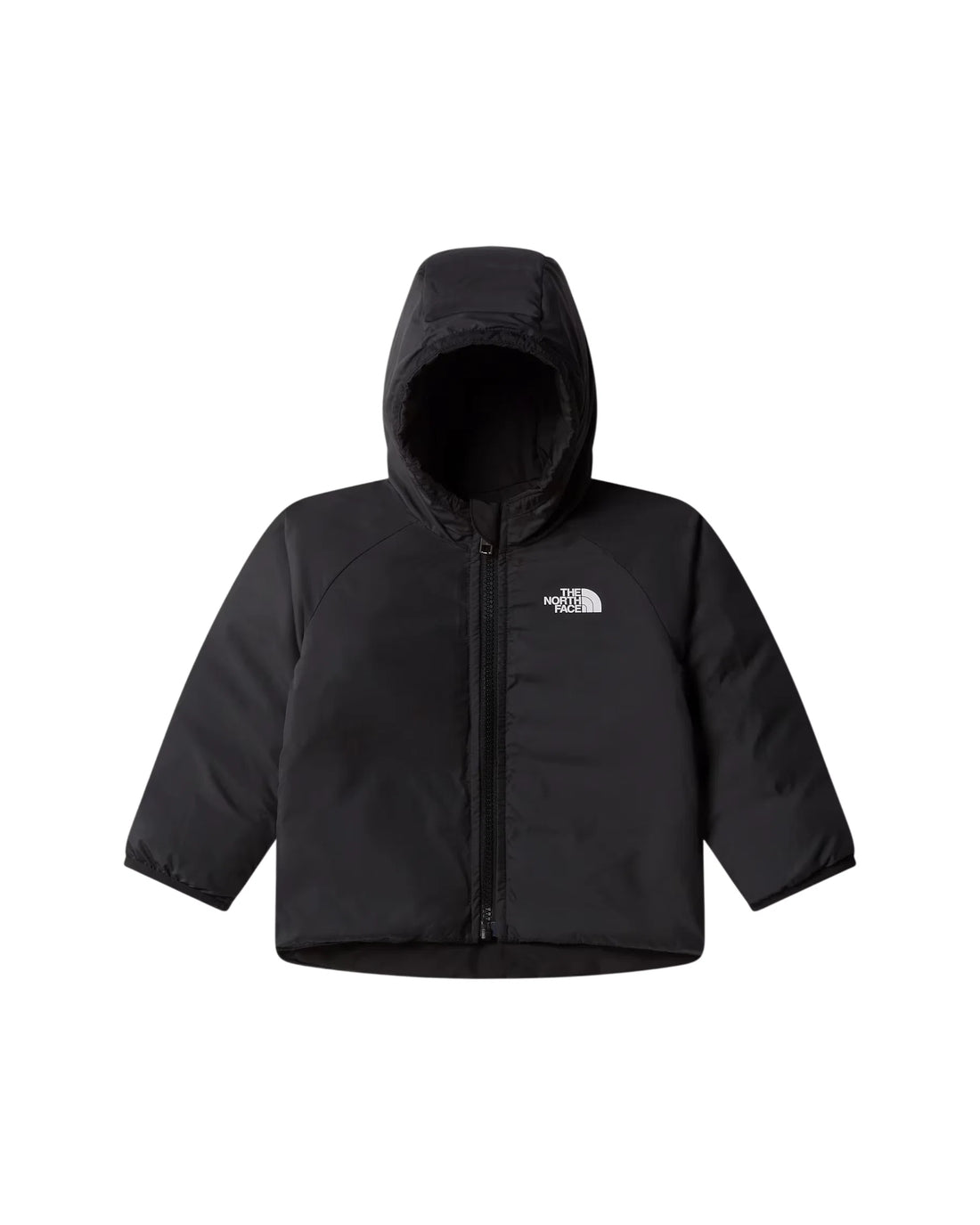 The North Face giubbino imbottito Perrito reversibile neonato nero grigio
