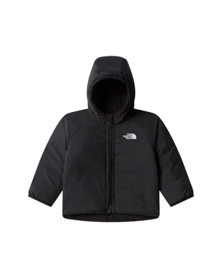 The North Face giubbino imbottito Perrito reversibile neonato nero grigio NF0A88W3 WOO1 THE NORTH FACE 