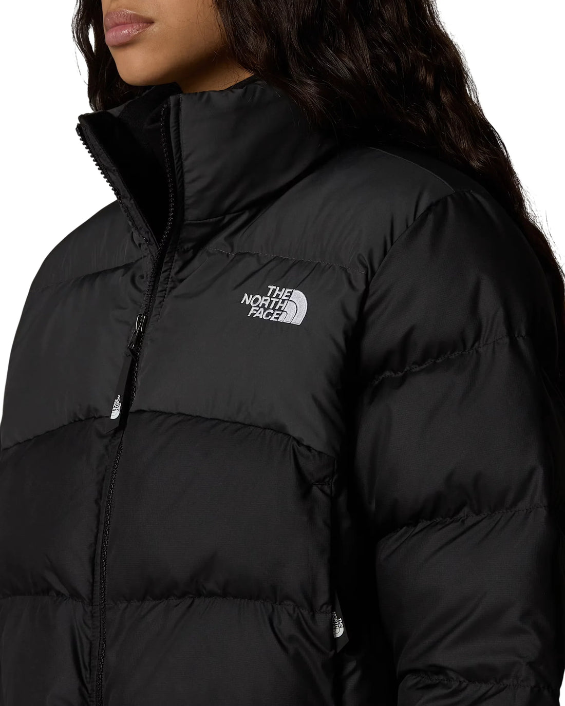 The North Face piumino crop donna Saikuru nero