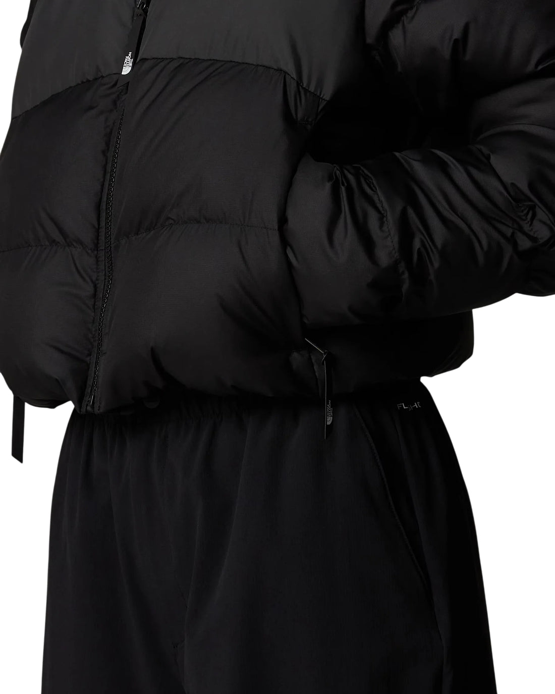 The North Face piumino crop donna Saikuru nero