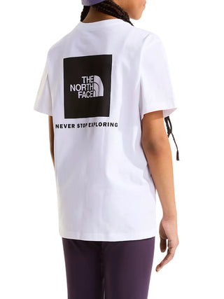 The North Face T-shirt manica corta unisex bambino bianco NF0A8CVA FN41 THE NORTH FACE