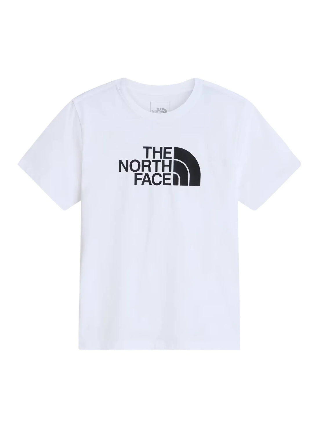 The North Face T-shirt unisex bambino manica corta bianco