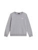 The North Face felpa unisex bambino in cotone felpato grigio