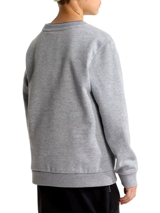 The North Face felpa unisex bambino in cotone felpato grigio NF0A8ESM CQO1 THE NORTH FACE