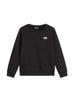 The North Face felpa unisex bambino in cotone felpato nero