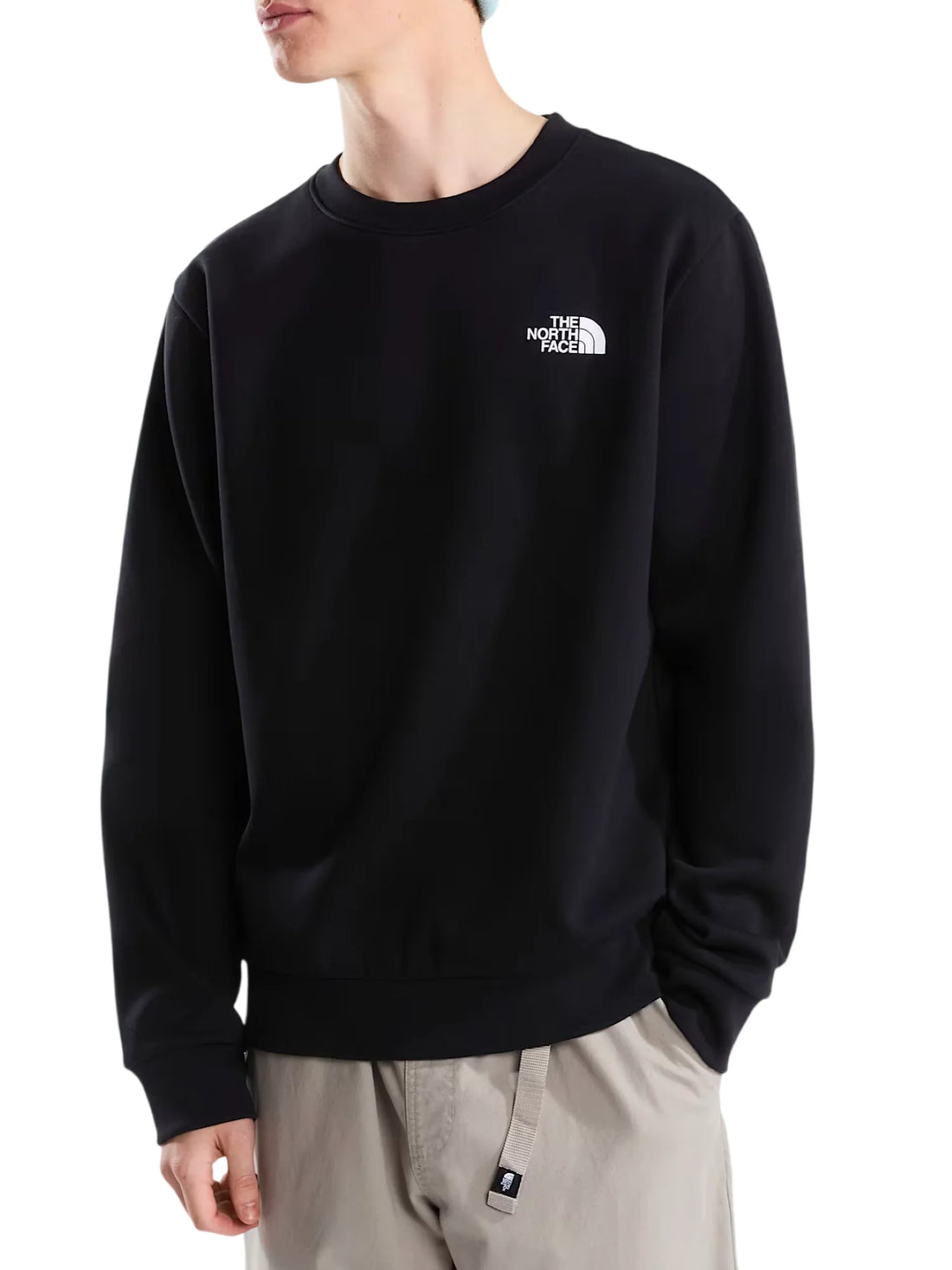 The North Face felpa uomo con stampe logo Evolution Box nero