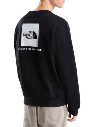 The North Face felpa uomo con stampe logo Evolution Box nero NF0A8FD3 JK31 THE NORTH FACE