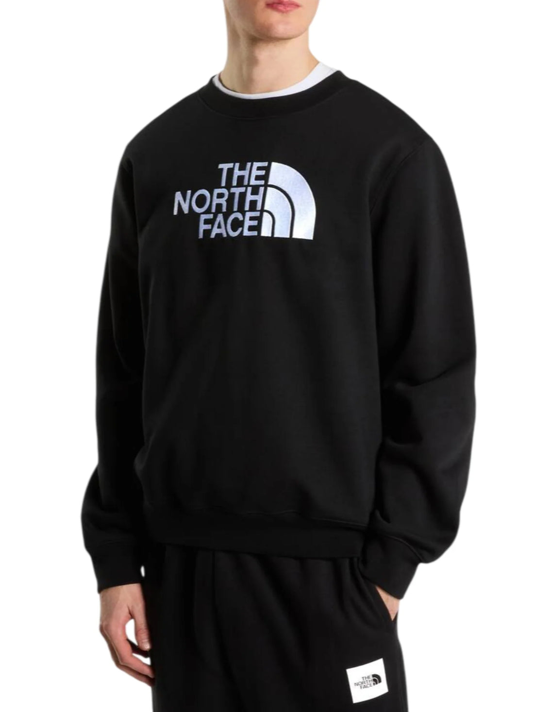 The North Face felpa uomo Essential con logo nero
