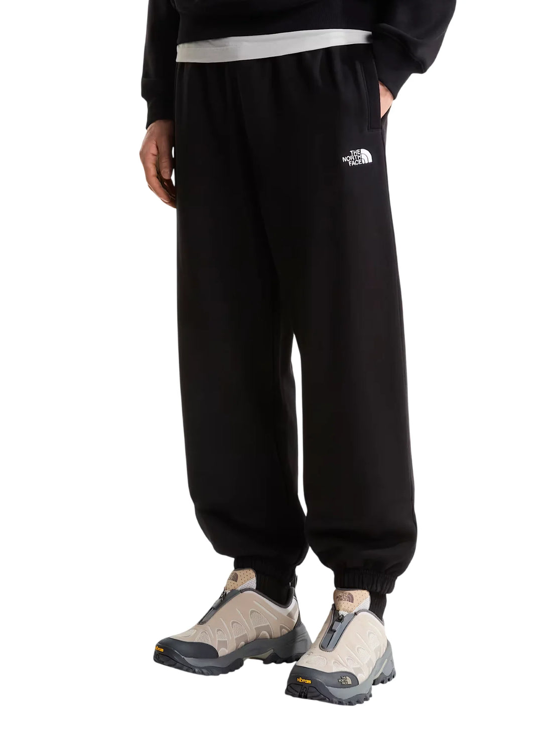 The Nort Face pantaloni joggers uomo con polsini nero