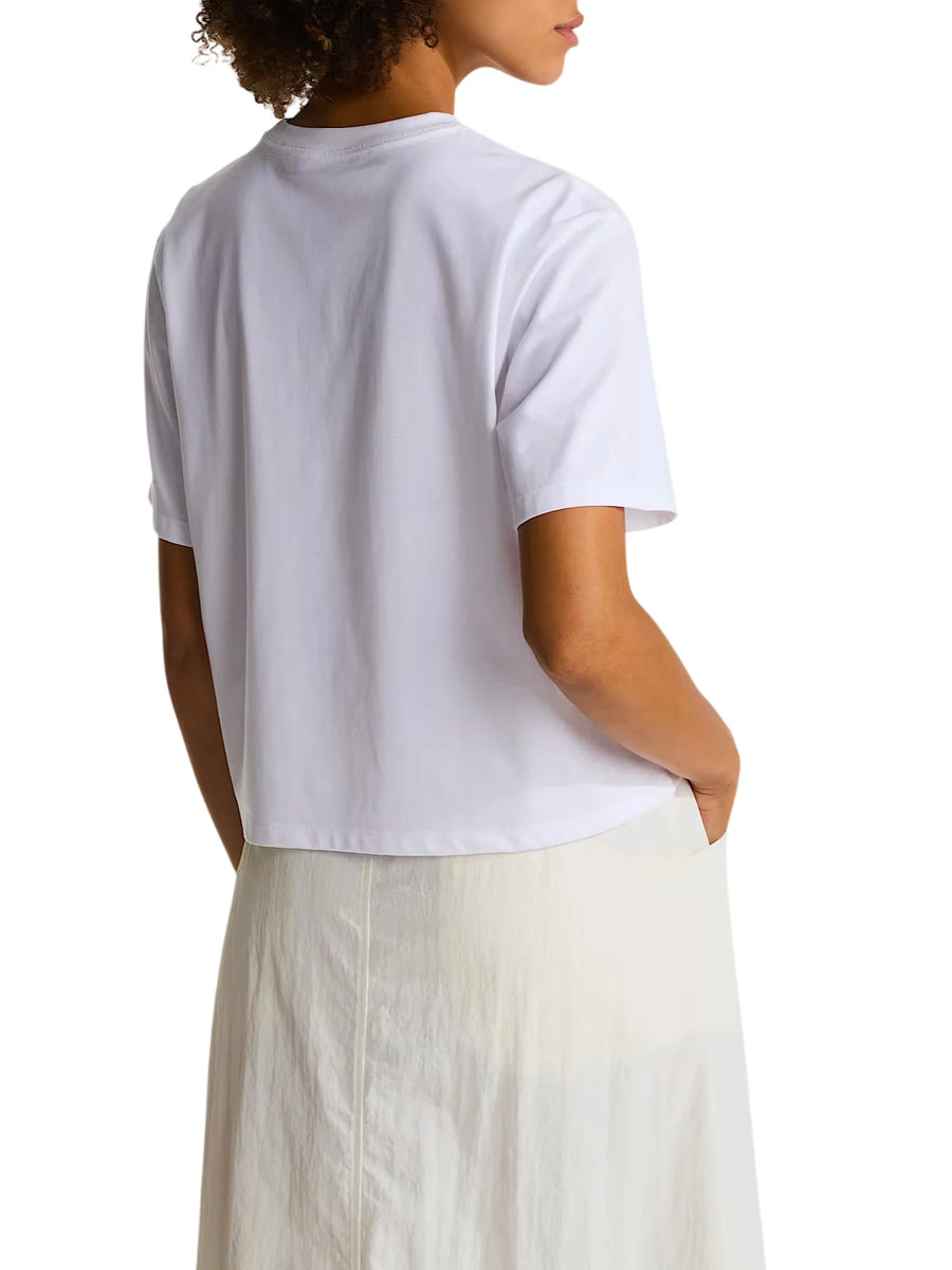 The North Face T-shirt crop donna manica corta Evolution bianco