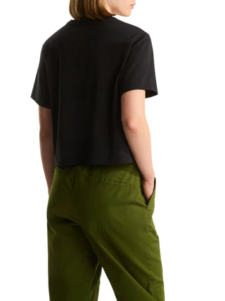 The North Face T-shirt crop donna manica corta Evolution nero NF0A8FDH JK31 THE NORTH FACE 