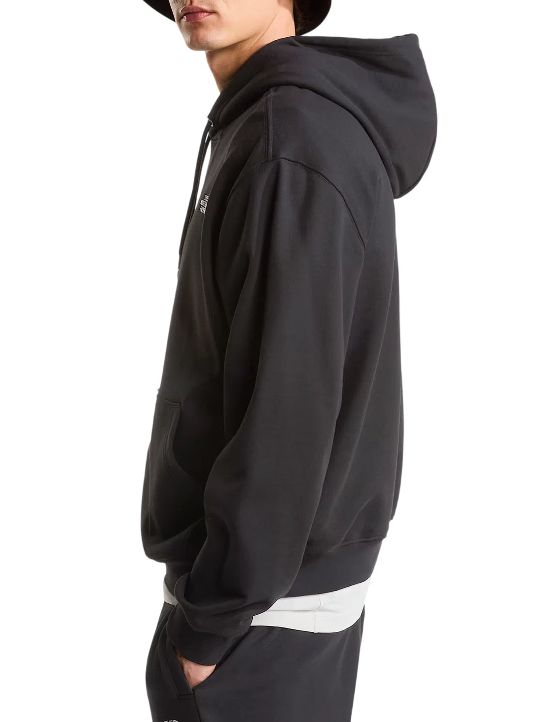 The North Face felpa uomo con cappuccio Essential Terry nero