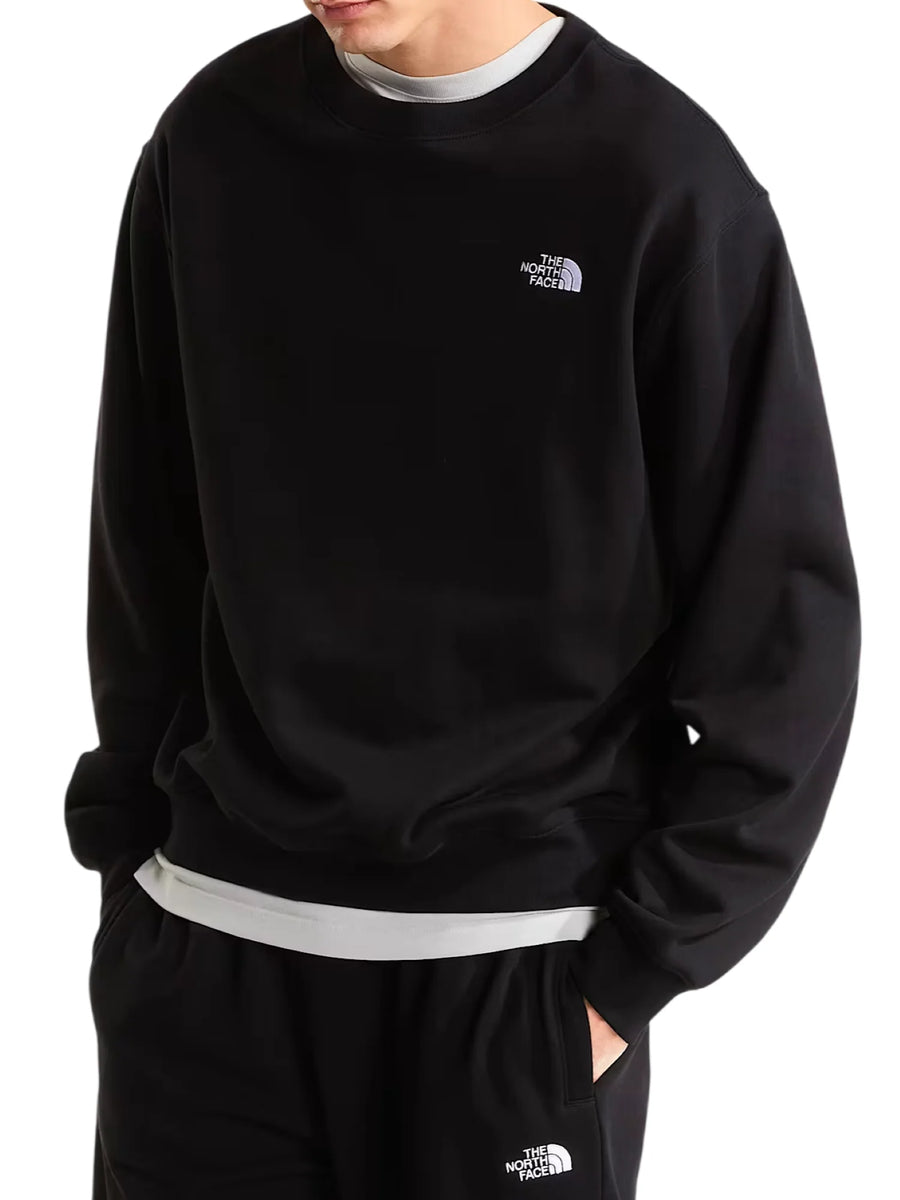 The North Face felpa uomo Essential con logo nero