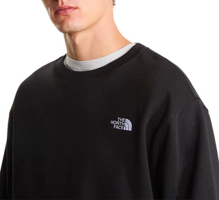 The North Face felpa uomo Essential con logo nero NF0A8FXA JK31 THE NORTH FACE