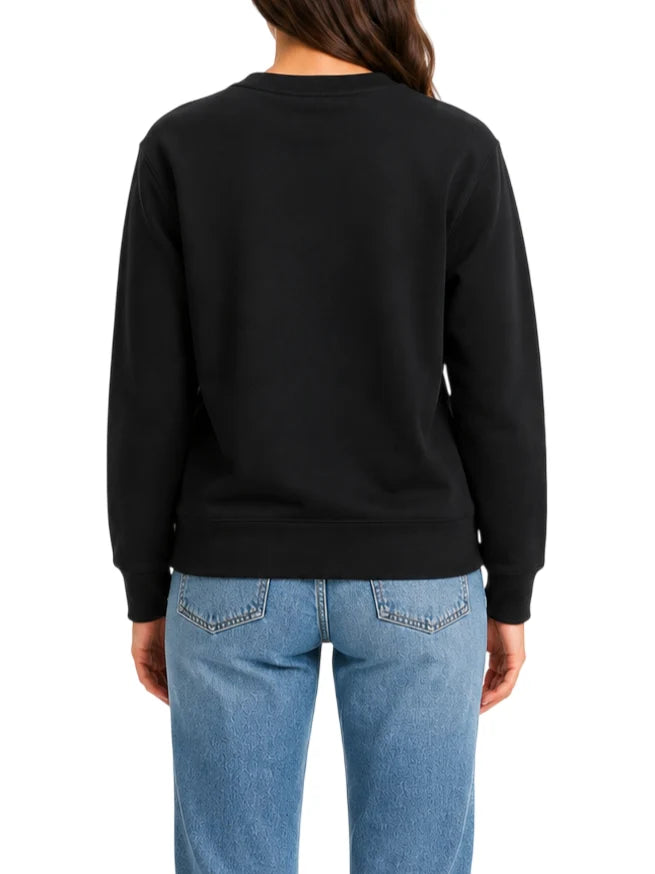 The North Face felpa donna Essential con logo nero NF0A8FXD JK31 THE NORTH FACE
