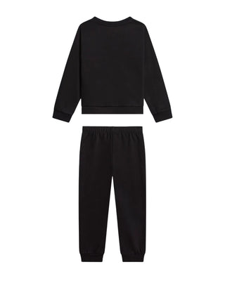 The North Face completo sportivo unisex bambino felpa pantalone nero NF0A8H5C JK31 THE NORTH FACE