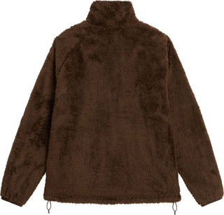 The North Face giubbino donna con zip in tessuto sherpa marrone NF0A8H7S NMF1 THE NORTH FACE