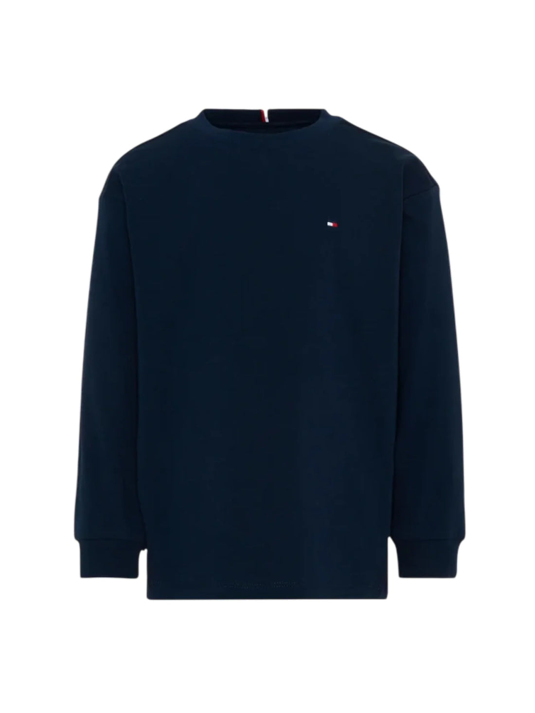 Tommy Hilfiger T-shirt manica lunga in jersey blu