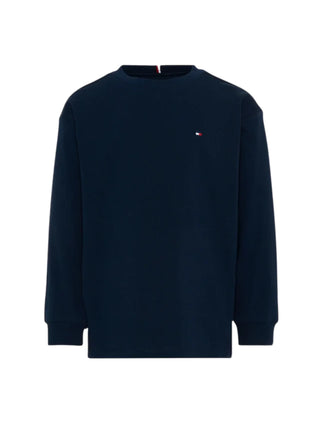 Tommy Hilfiger T-shirt manica lunga in jersey blu