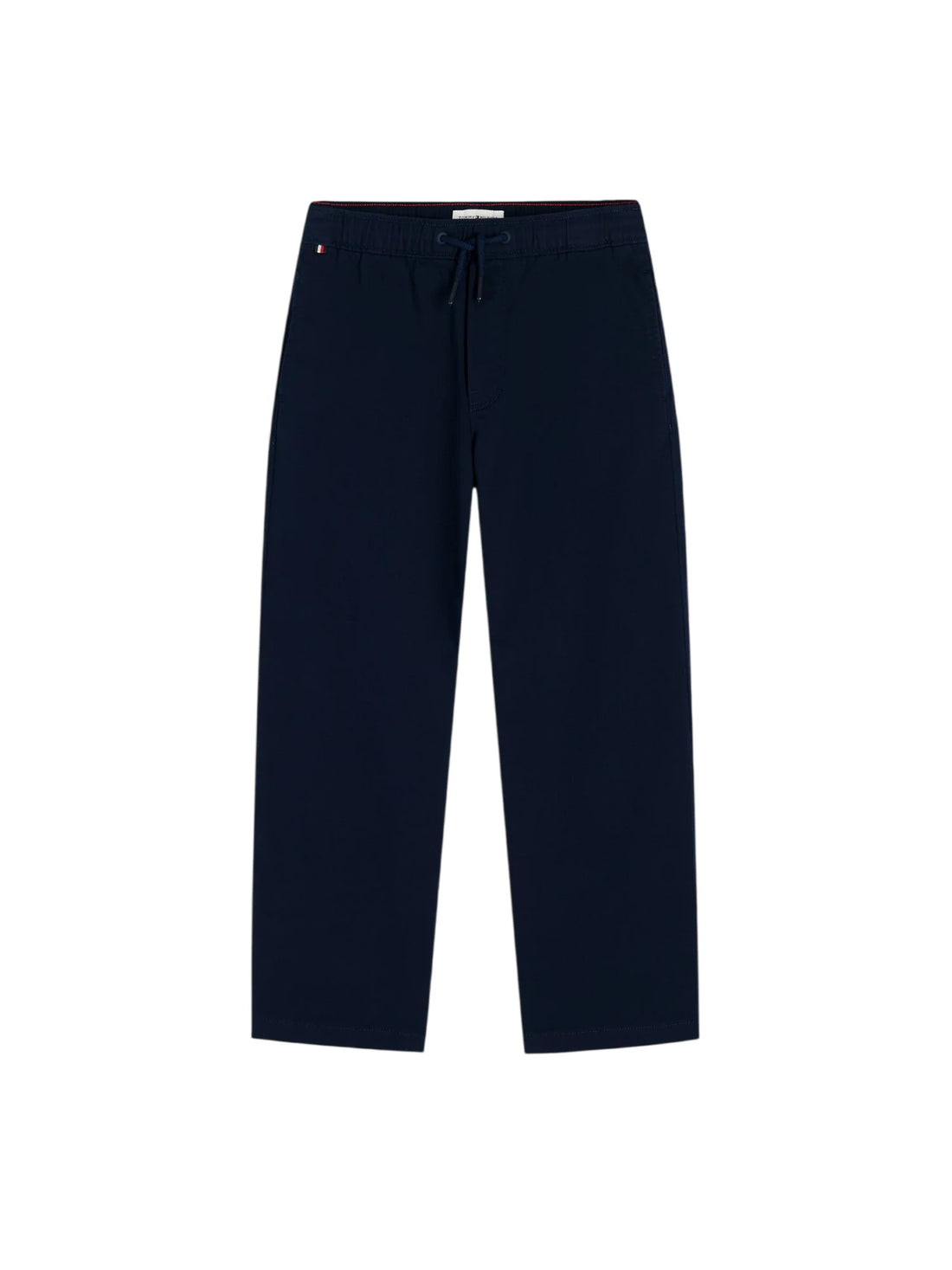Tommy Hilfiger pantaloni bambino baggy con coulisse blu